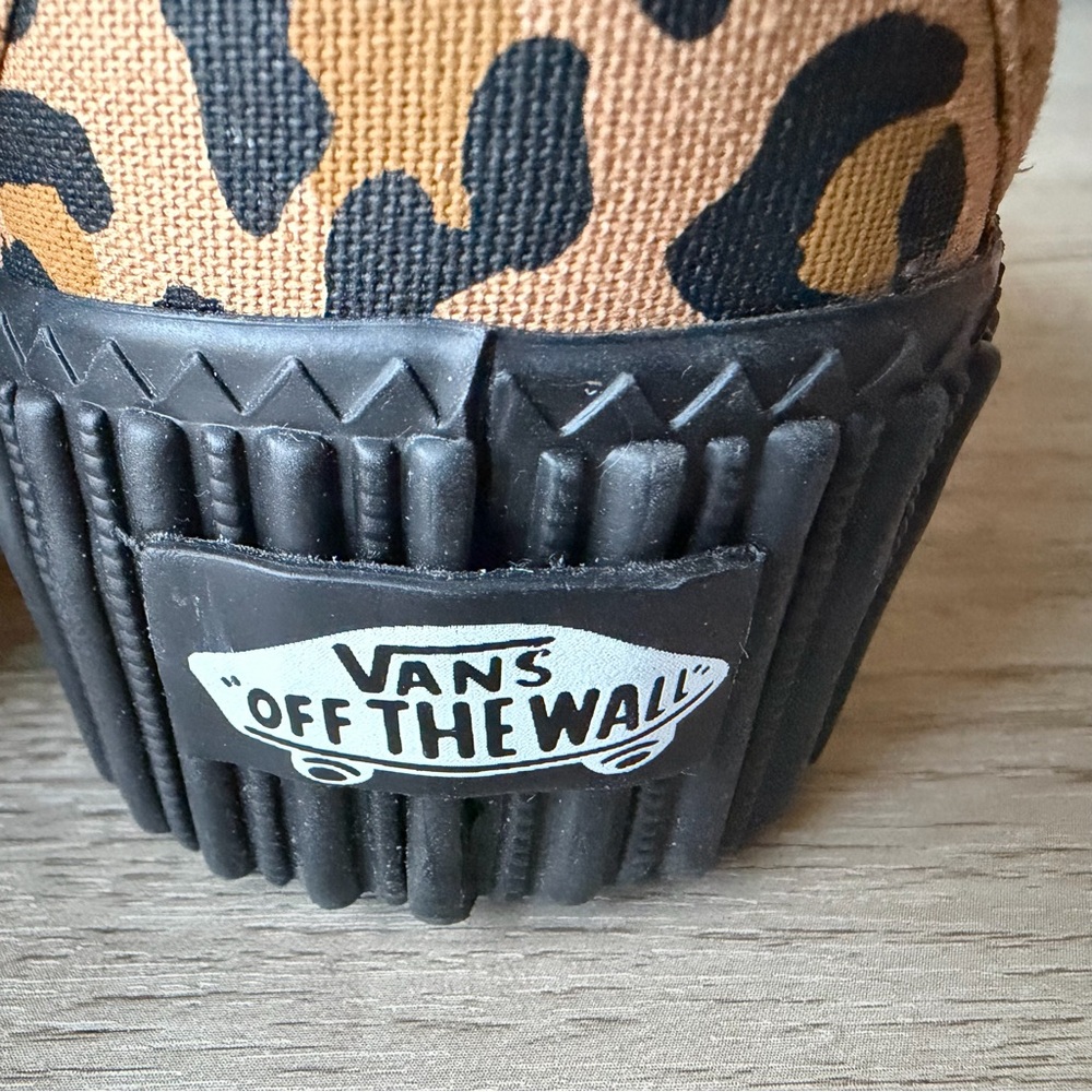Vans Mary Jane Creeper Leopard Print Platform Shoes NEW Women Sz 5.5 Grunge Core - Picture 9 of 16